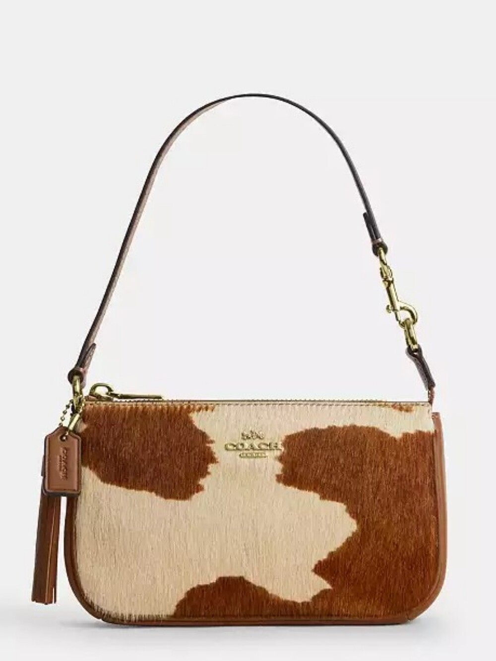 *NWT* COACH Nolita 19 In Haircalf With Cow Print
